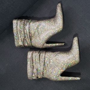 Steve Madden glitter booties